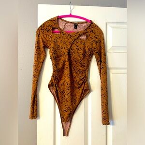 Wild Fables animal print body suit